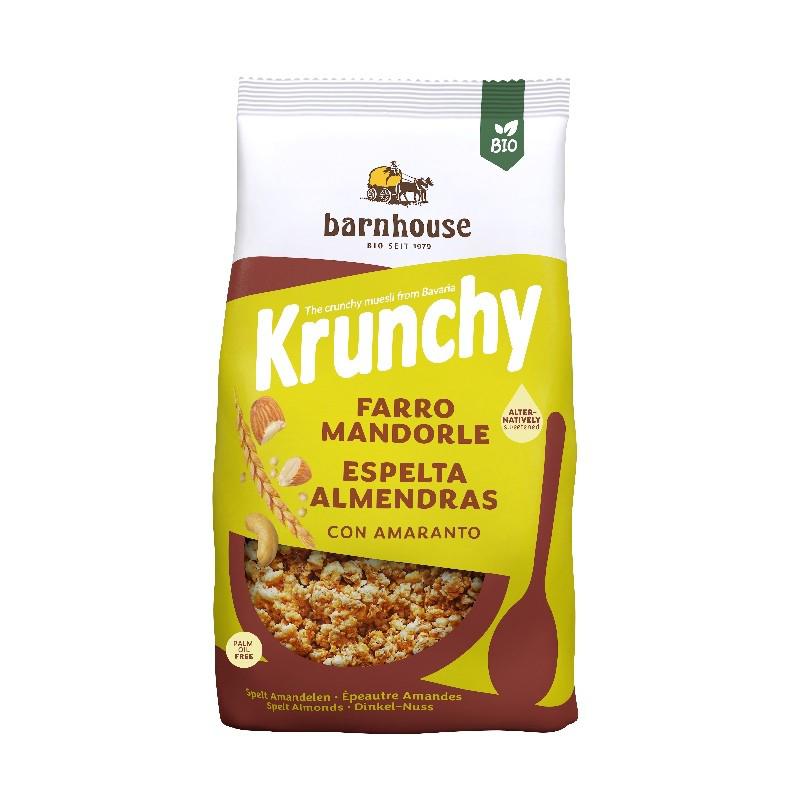 Muesli crocante de amaranto, espelta e amêndoa BIO Barnhouse, 375 g