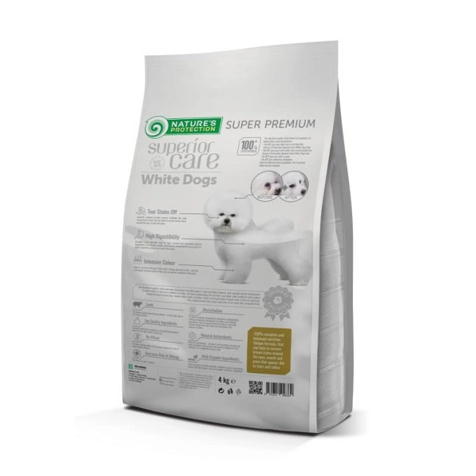 Nature's Protection White Dog Grain-Free Cordeiro Adulto Raças Pequenas 4 Kg