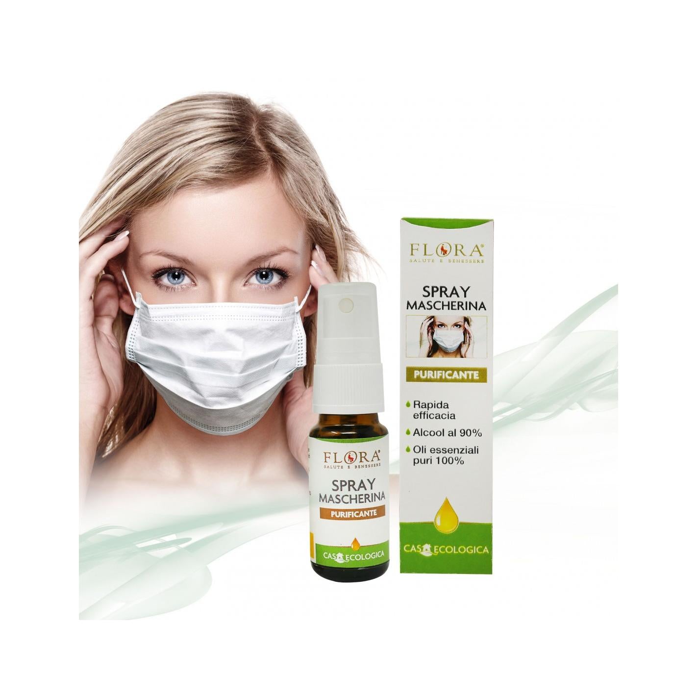 Spray higienizante para máscaras Flora 30 ml