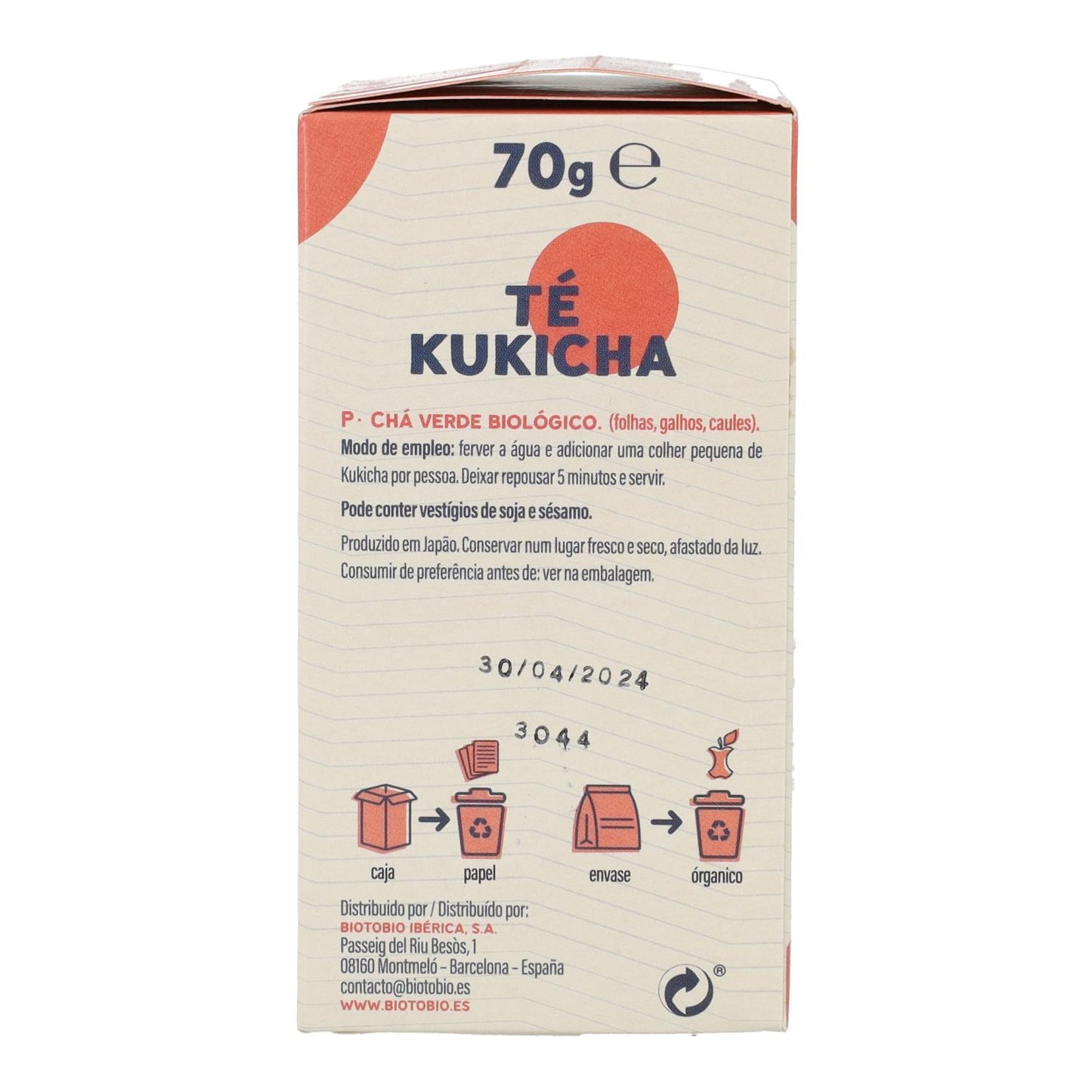 Chá Kukicha La Finestra Sul del Cielo 70 g