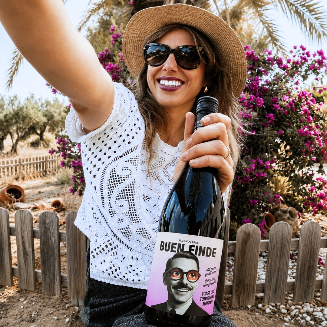 Vino Sin Alcohol 0,0% Tinto Tempranillo Pack 6 Botellas 750 Ml | Vino Tinto Desalcoholizado Equilibrado Y Afrutado_5