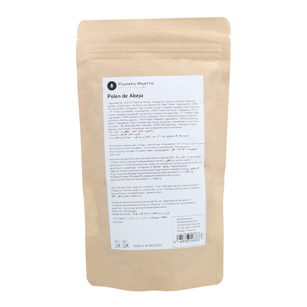 Planeta Huerto Pólen de Abelha 250 g