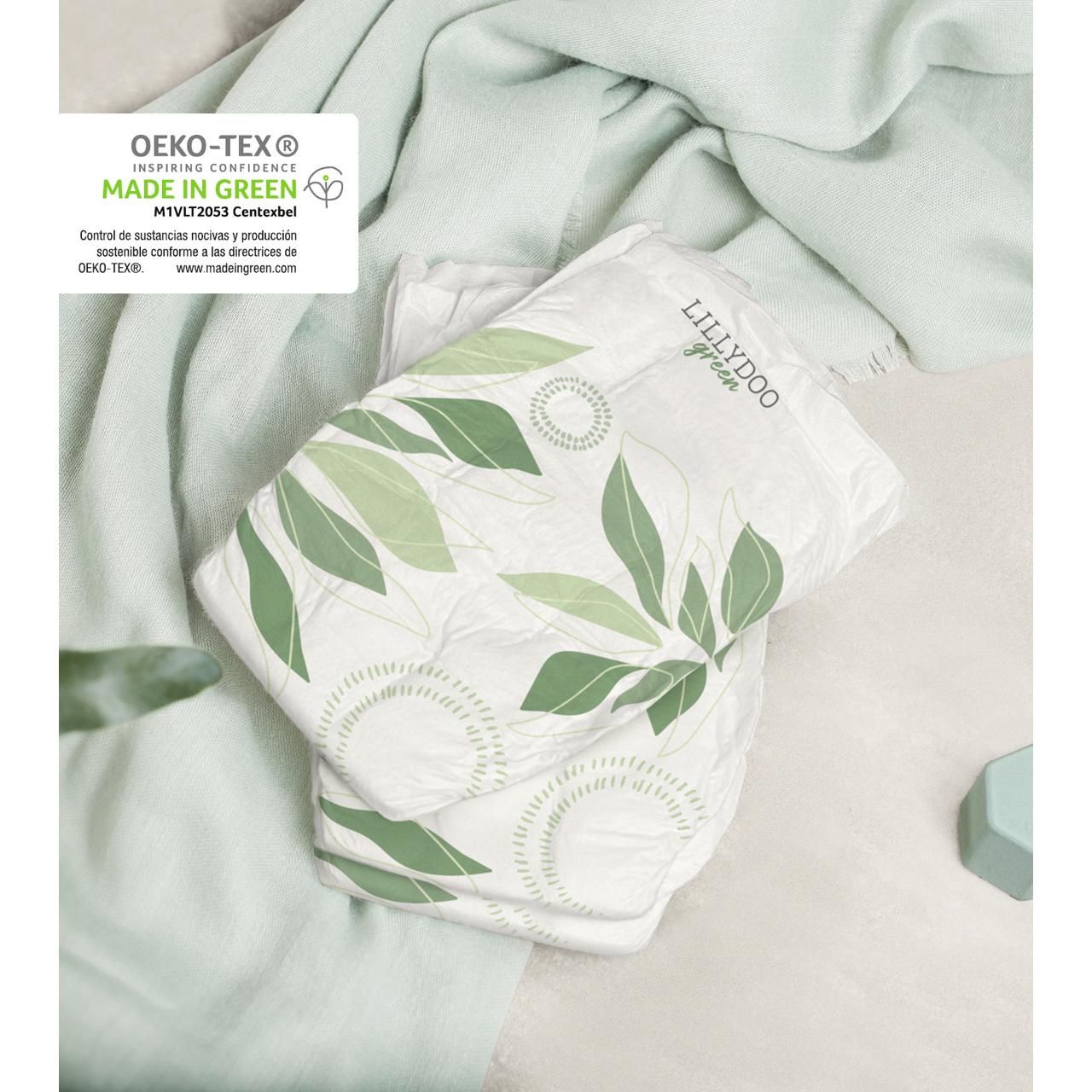 Lillydoo Green Pack de Fraldas, Tamanho 3, 6-10 kg, 165 unidades