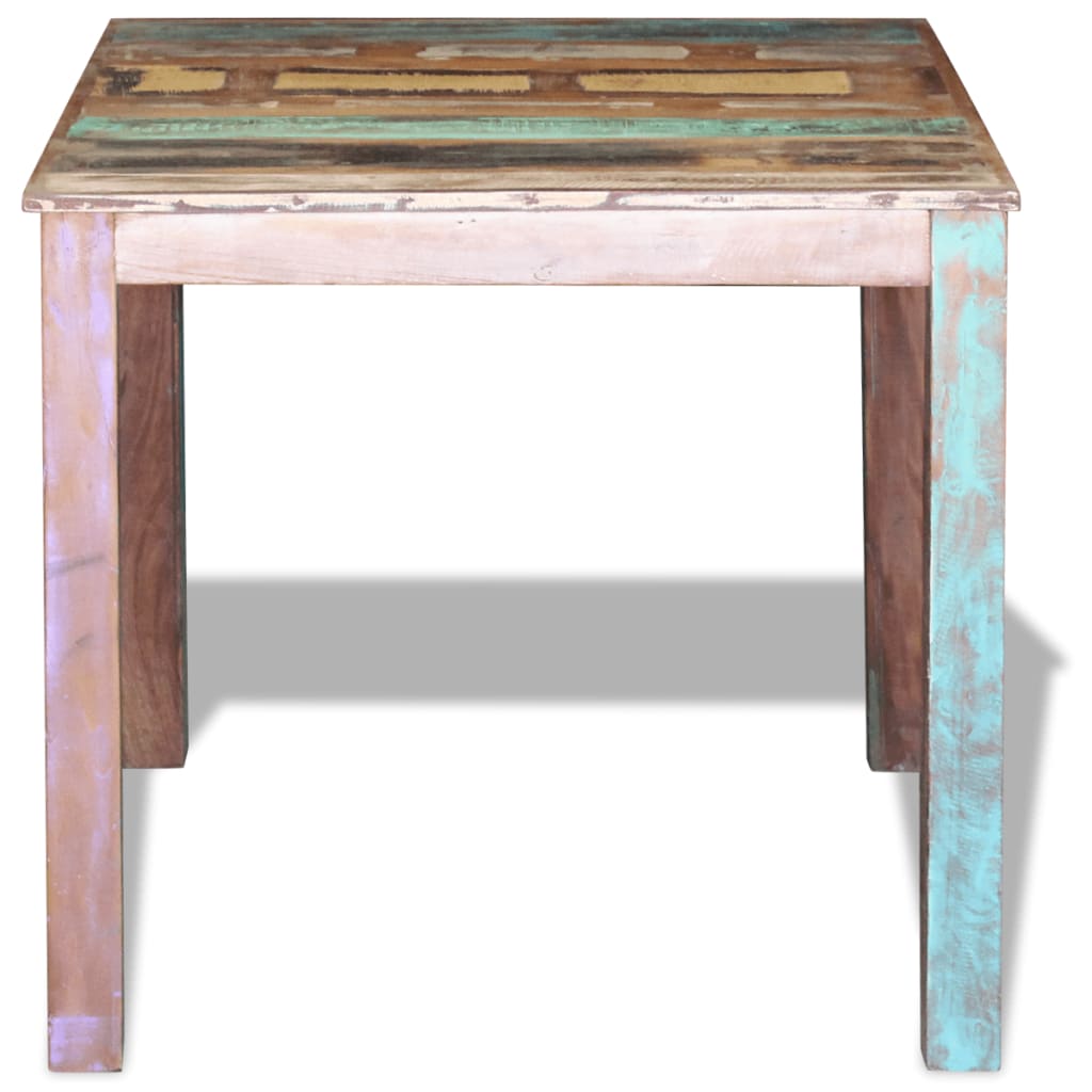Mesa De Comedor De Madera Maciza Reciclada 80x82x76 Cm_4