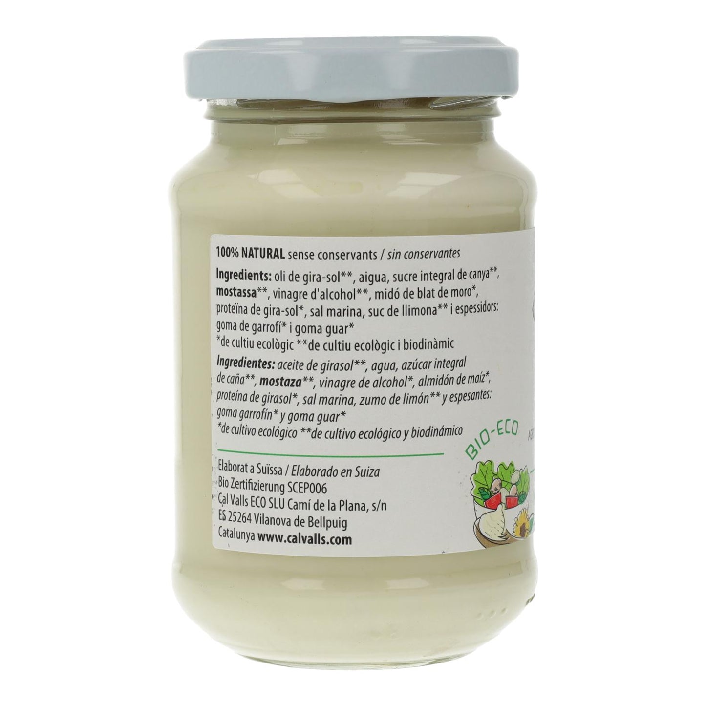 Maionese Vegan Biológica Cal Valls 190 g