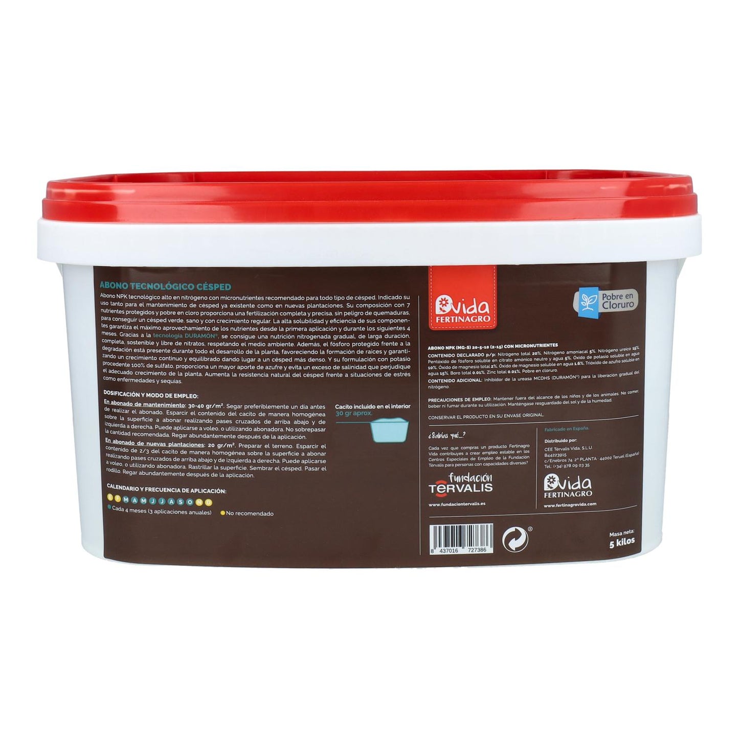 Fertinagro fertilizante tecnológico para relvado 5 kg