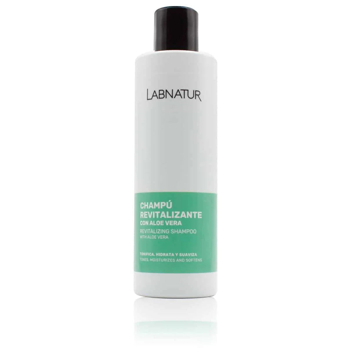 Champú Revitalizante con Aloe Vera Labnatur 250 ml | Hidratación y Suavidad | Cabello Seco o Dañado | Vegano_0