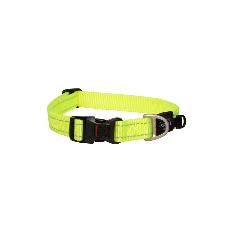Collar Para Perro, Modelo Classic De Rogz Color Amarillo. Talla Xl (39-64kg)_0