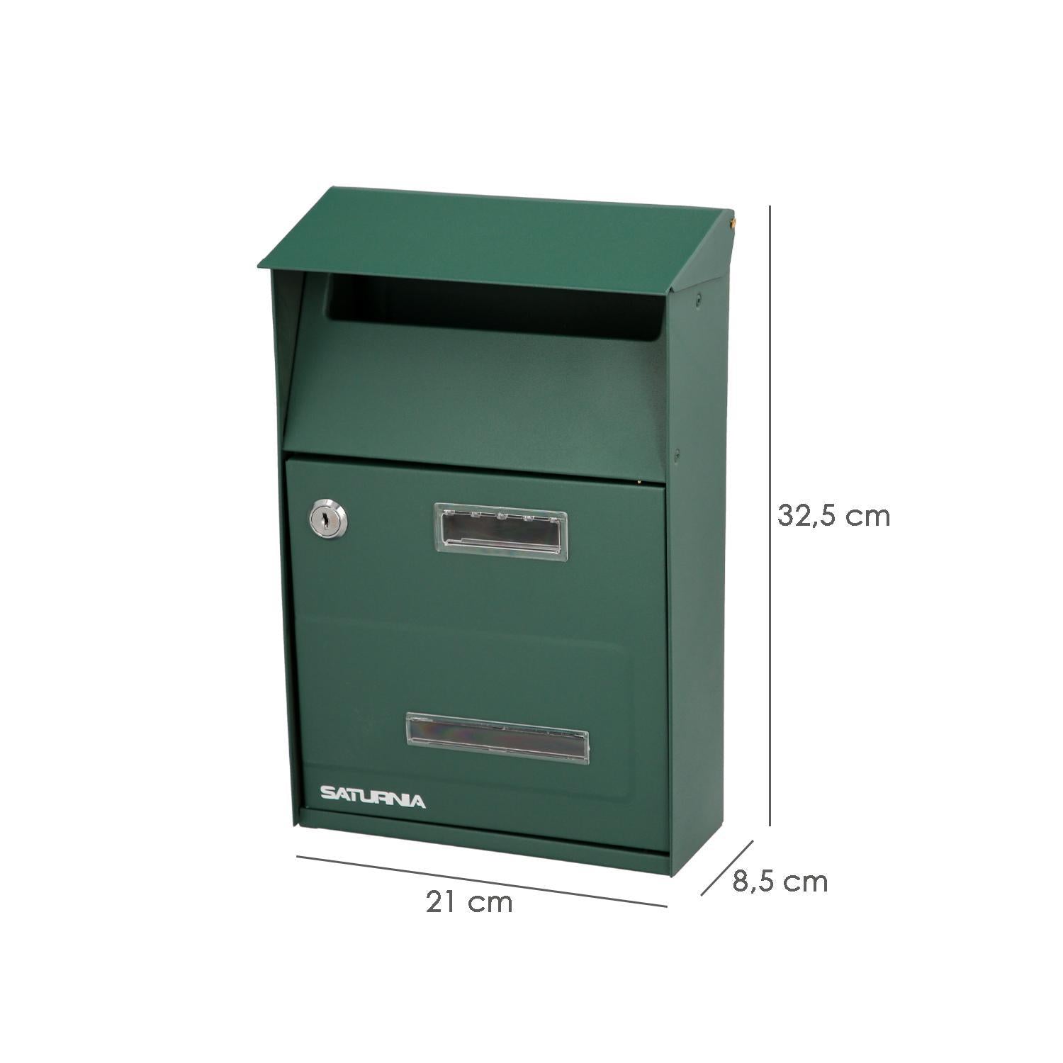 Buzon Exterior Country Verde 215 X 320 X 105 Mm.