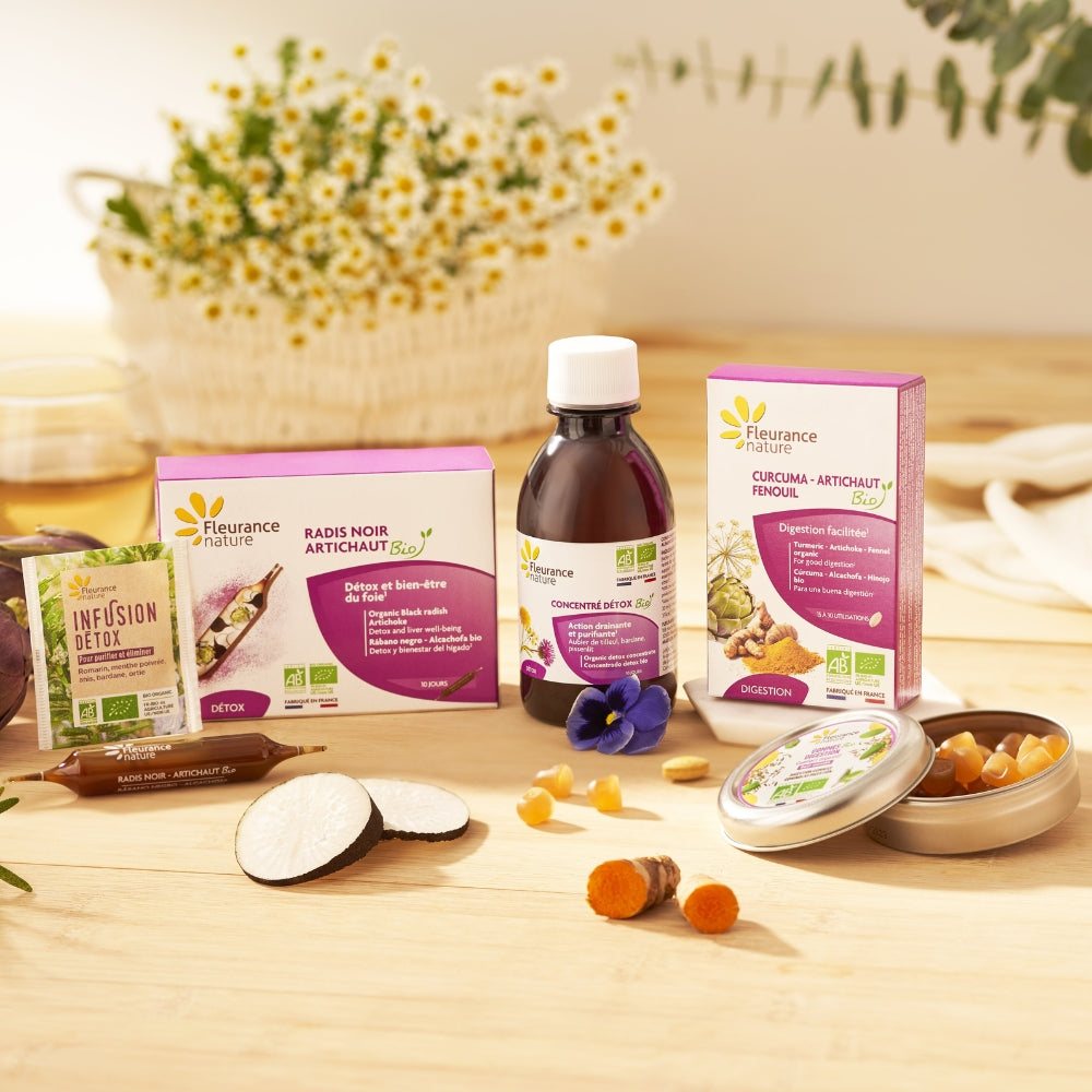 Rábano Negro Alcachofa Eco Fleurance Nature 10 Ampollas_2