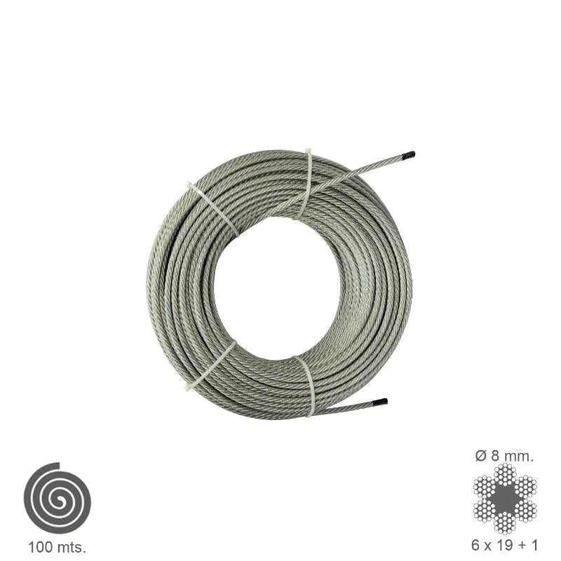 Cable Galvanizado 8 Mm. (rollo 100 Metros) No Elevacion_0