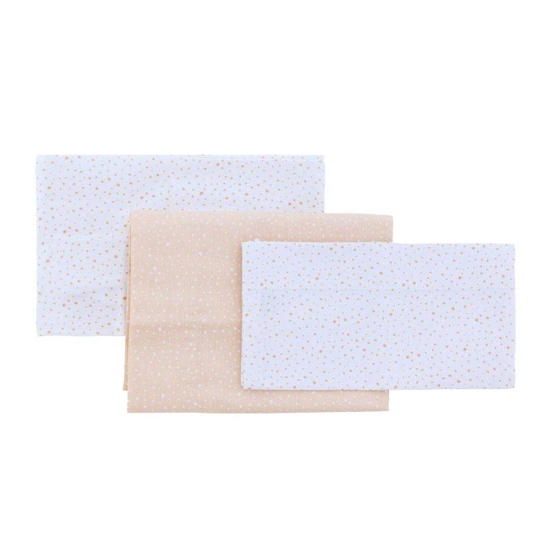 Lençol de berço de 3 peças (berço 60) Cambrass