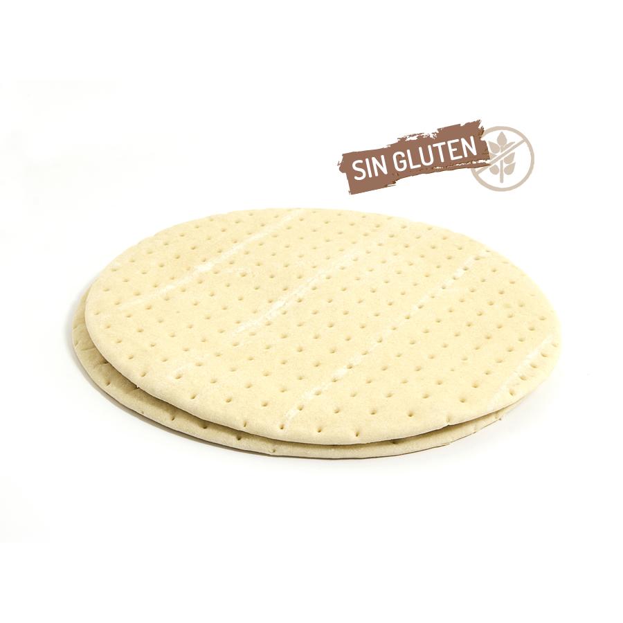 Base para pizza de trigo sarraceno biológico sem glúten El Granero, 2 unidades de 250 g