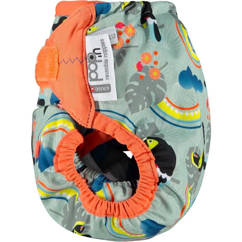 Fralda reutilizável em bambu com velcro Toucan Close Parent