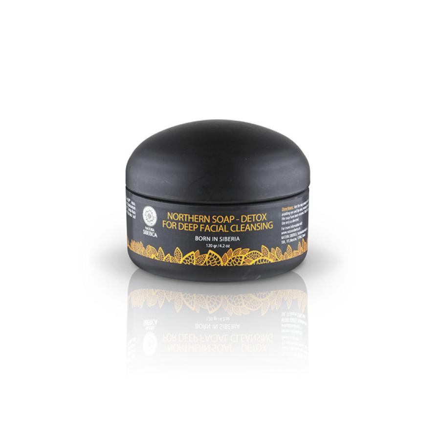 Natura Sibérica Sabonete Nordic Detox Preto 120 ml