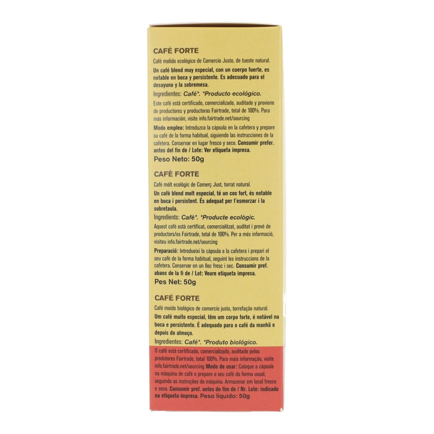 Cápsulas de Café Forte Alternative 10 unidades 5,5 g