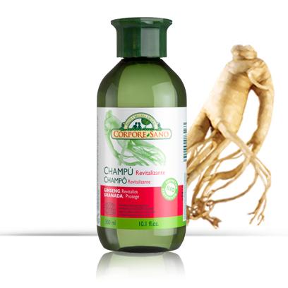Champô Revitalizante de Ginseng e Romã da Corpore Sano 300 ml