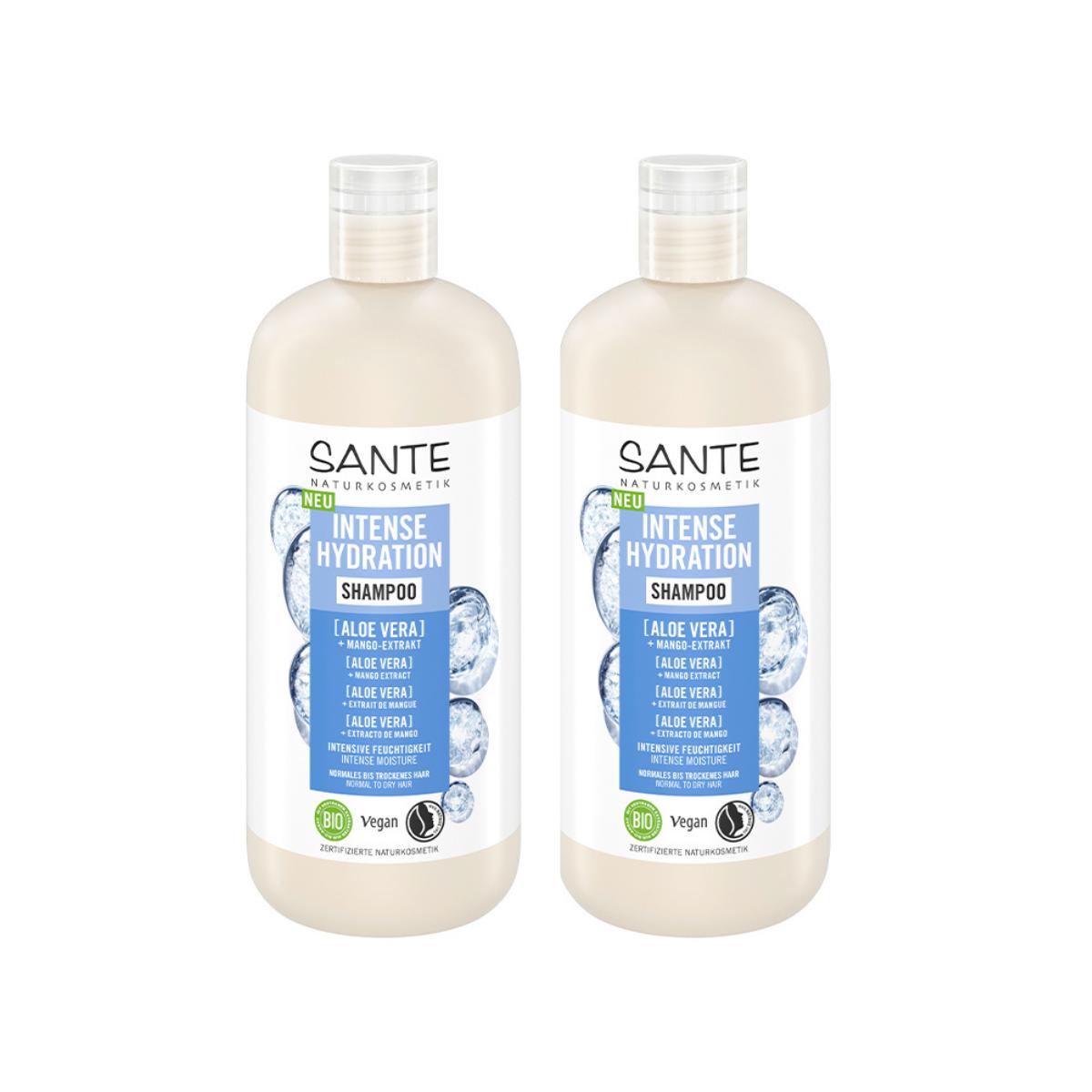 Pack de 2 Champôs de Hidratação Intensa Aloe Sante 500 ml