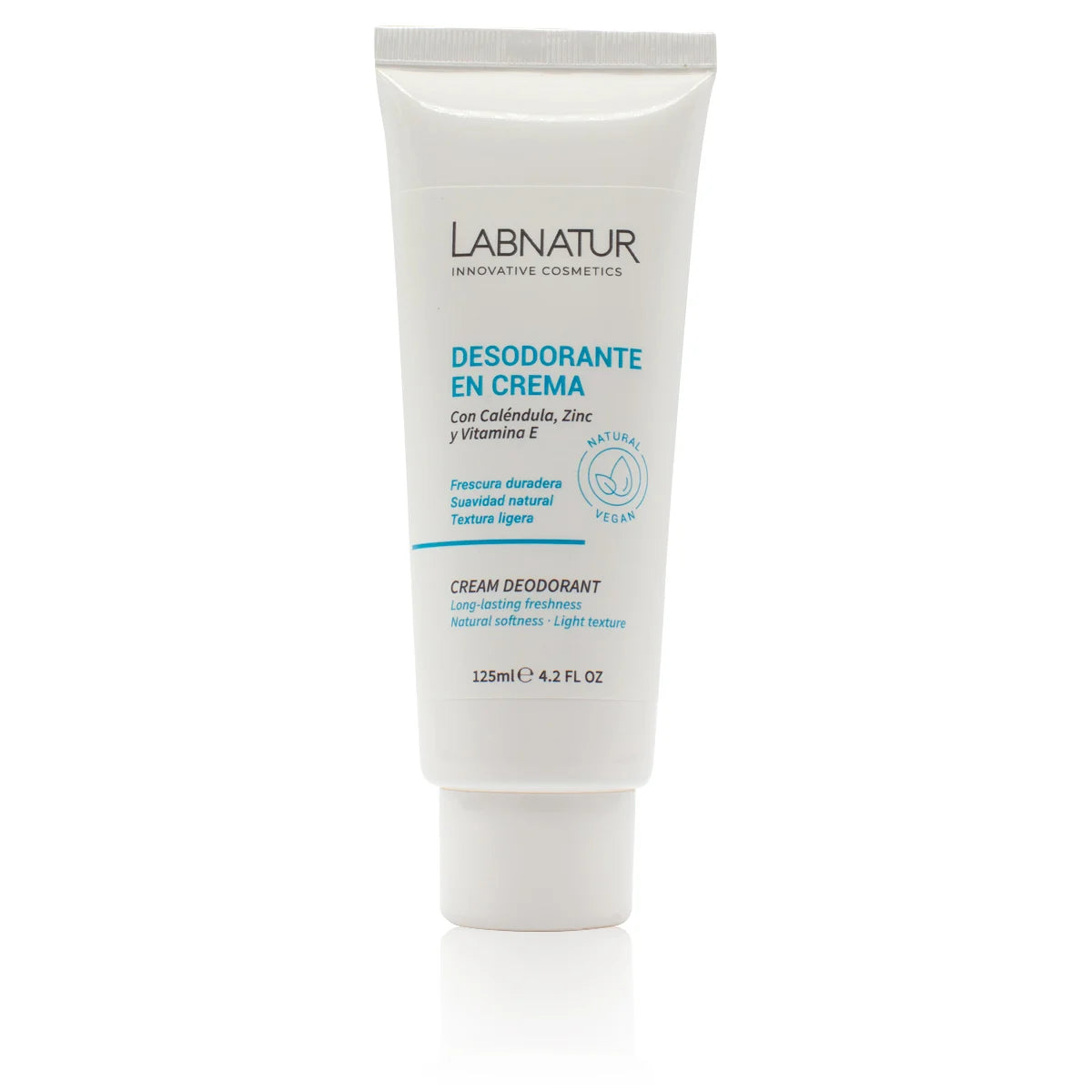 Desodorante en Crema Labnatur 125 ml | Control del Mal Olor | Sin Alcohol ni Sales de Aluminio | Piel Sensible | Vegano_0