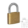 Candado Laton Arco Normal 40 Mm.