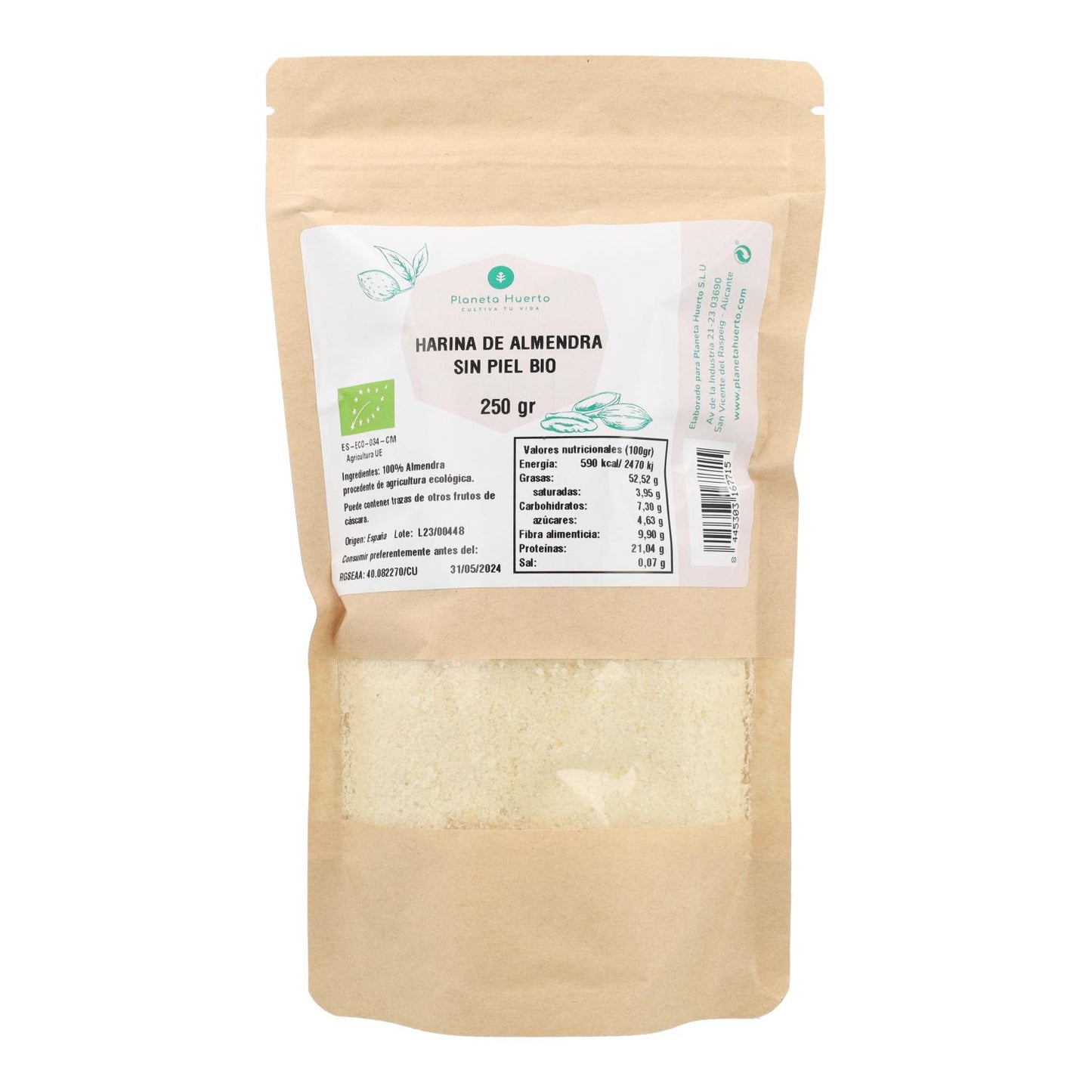 Farinha de Amêndoa ECO Planeta Huerto 250 g