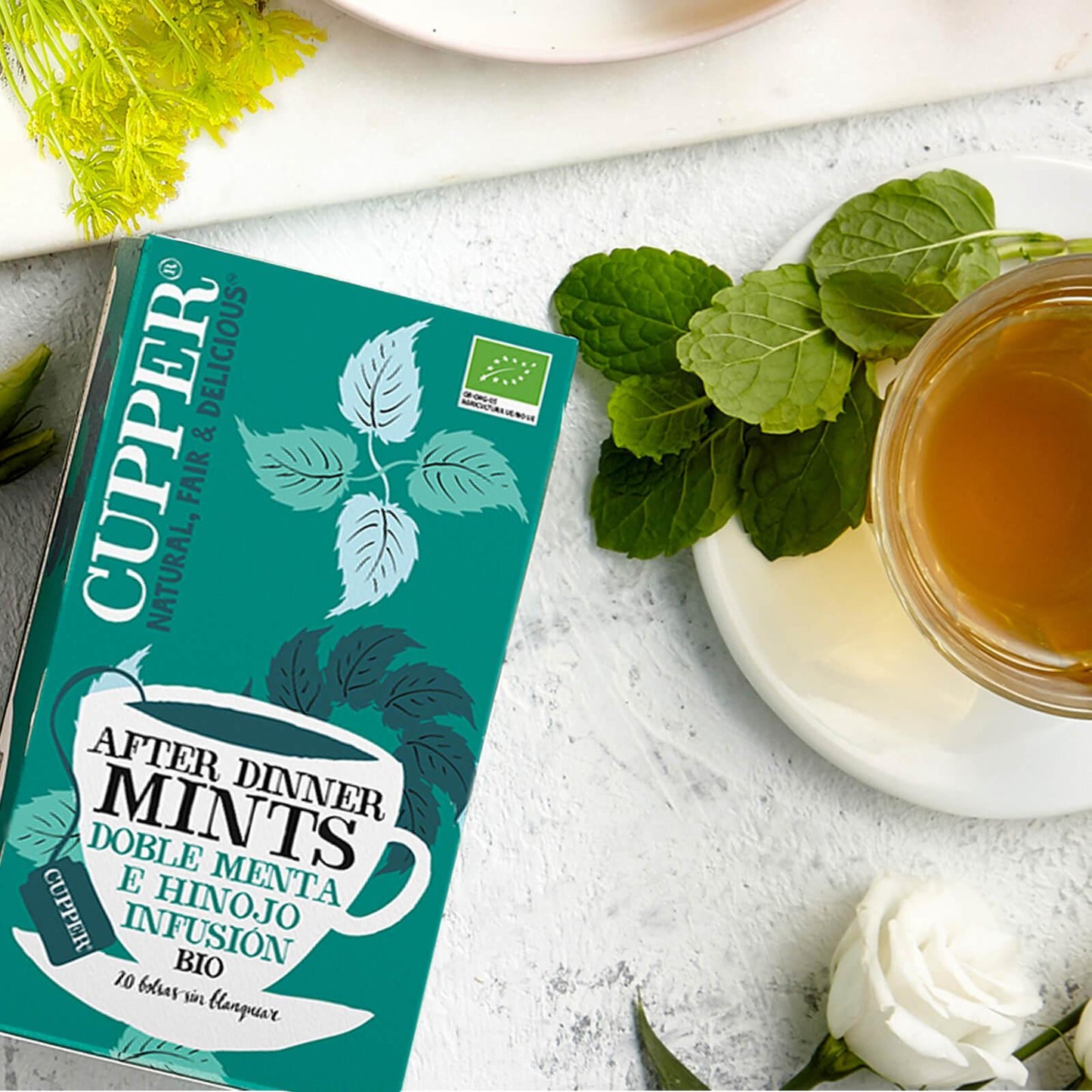 Infusão pós-jantar Bio Cupper 20 saquetas de chá