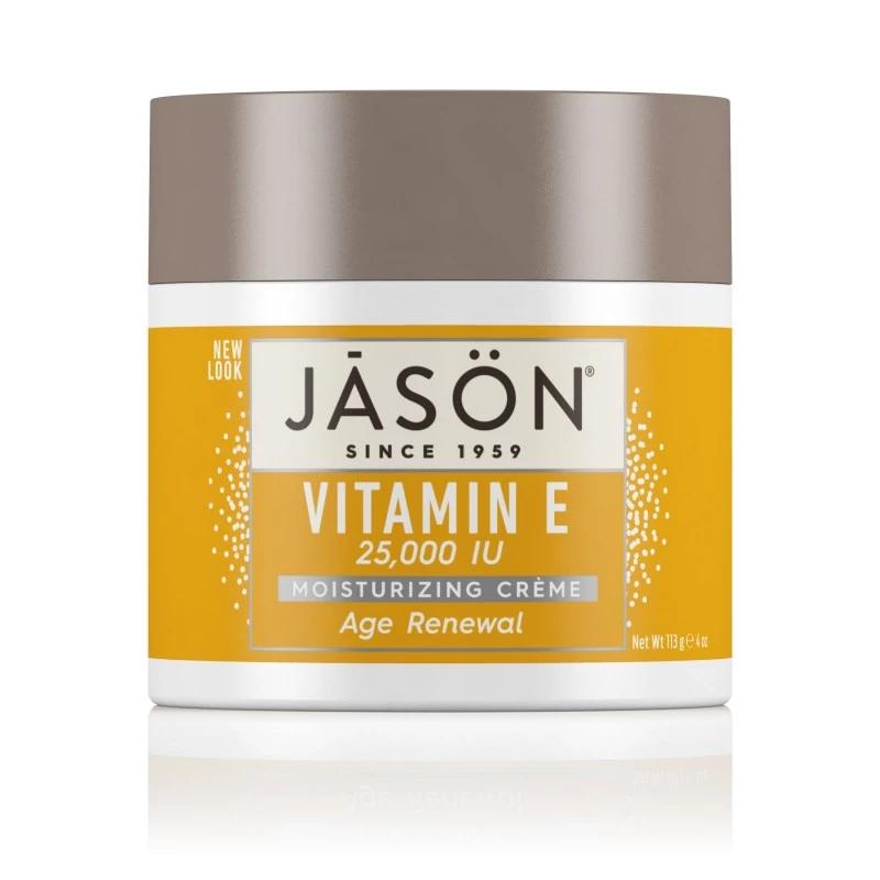 Jason Creme Renovador Anti-envelhecimento para Rosto e Corpo Vitamina E 25.000 UI 113 g