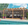 Pérgola anexa em madeira Palma Maderland