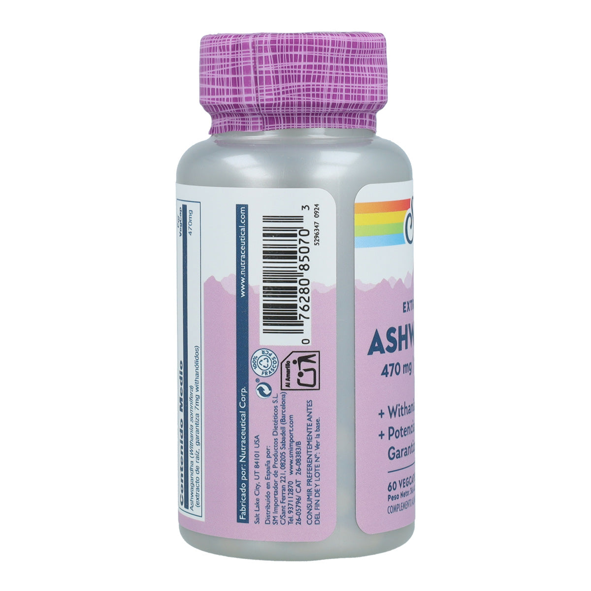 Ashwagandha Solaray 60 cápsulas