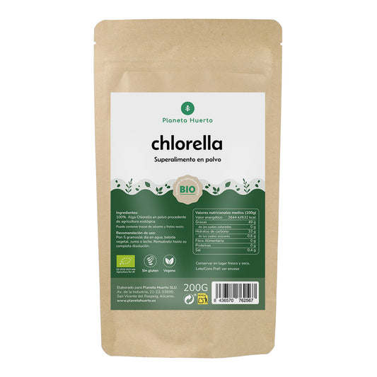 Pó de algas Chlorella ECO Planeta Huerto 200 g