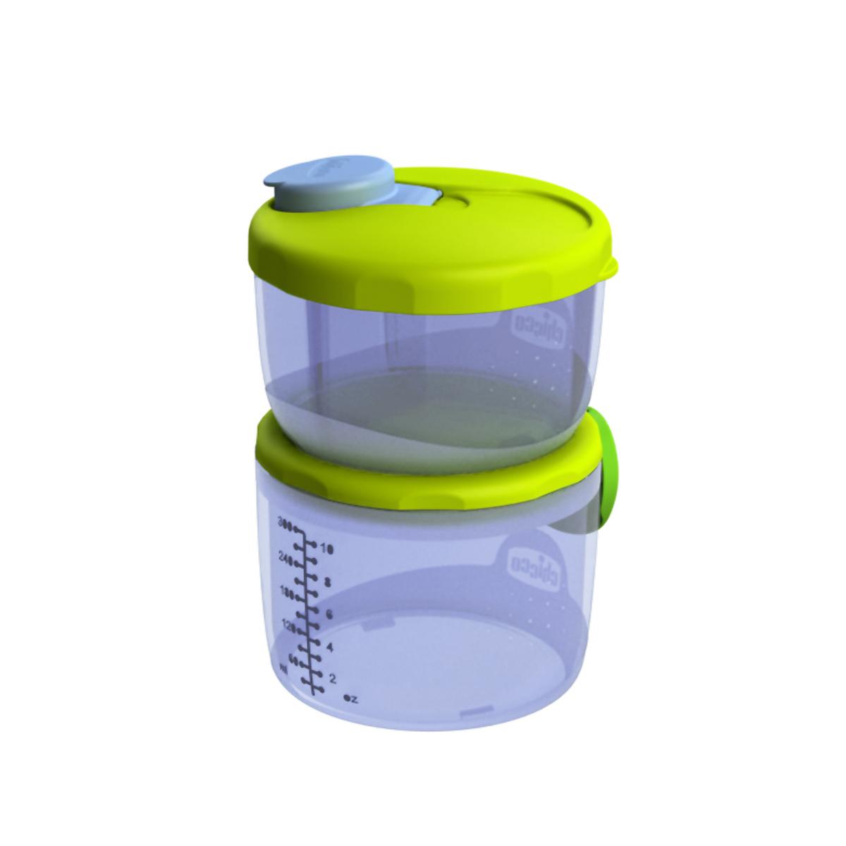 Conjunto dispensador de leite em pó 2 em 1 Chicco Easy Meal 0m+