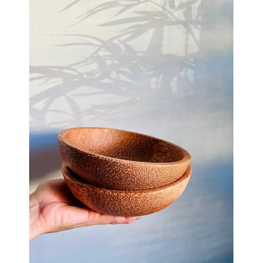 Saladeira 100% ecológica em madeira de coco 18 x 6 cm