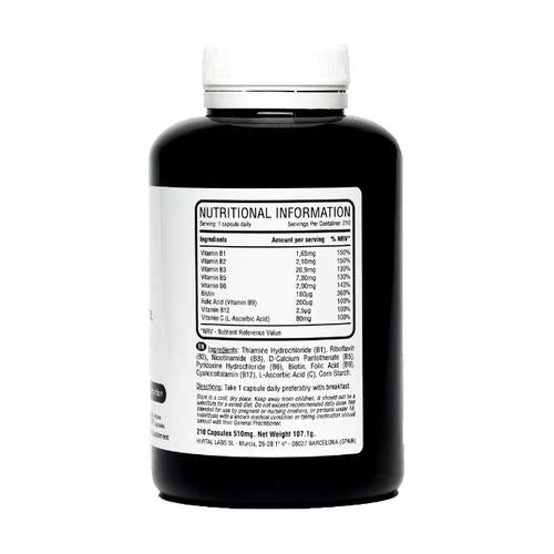 Complexo de vitamina B Hivital 210 cápsulas vegan