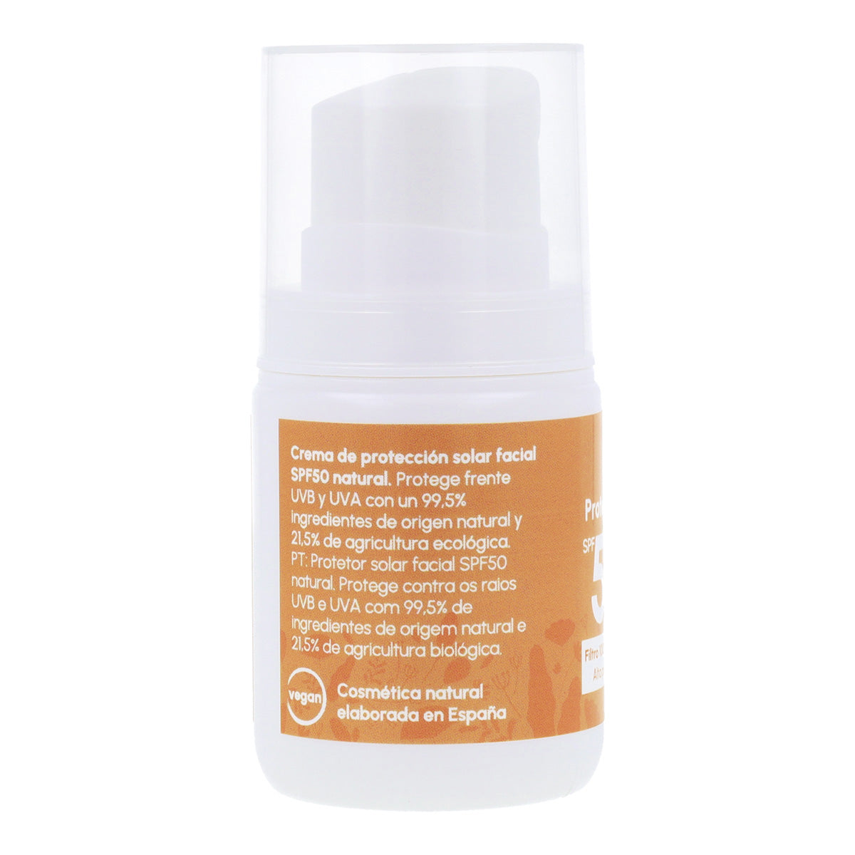 Creme Protetor Solar Facial 100% Mineral Planeta Huerto FPS 50 50 ml