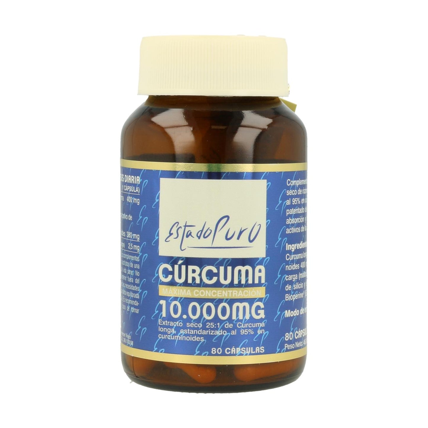 Pure State Curcumin Tongil 80 Cápsulas Formato Economia