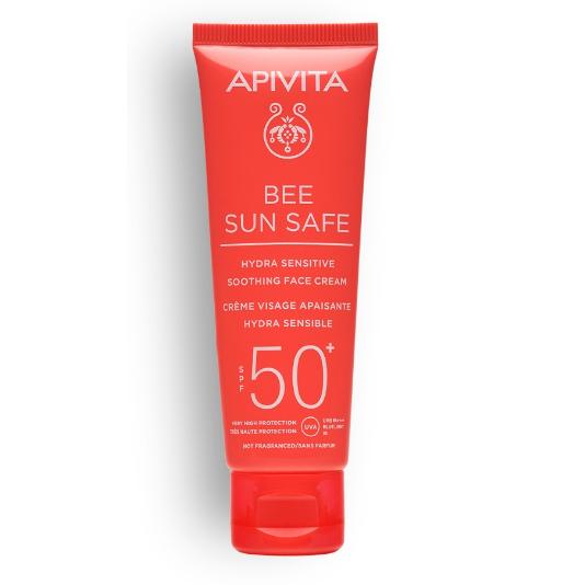 Creme Solar Suavizante Hydra Sensitive FPS 50 Apivita 50ml
