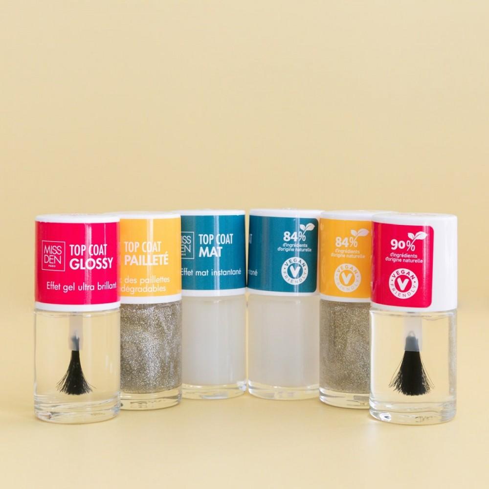 Miss Den Paris Top Coat Brilho Esmalte 063