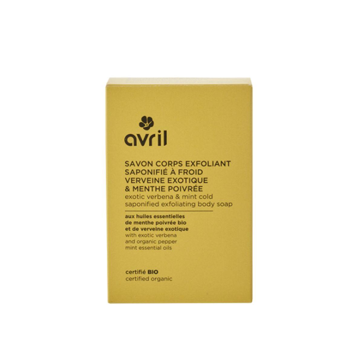 Jabón corporal en frío exfoliante Avril 100 g