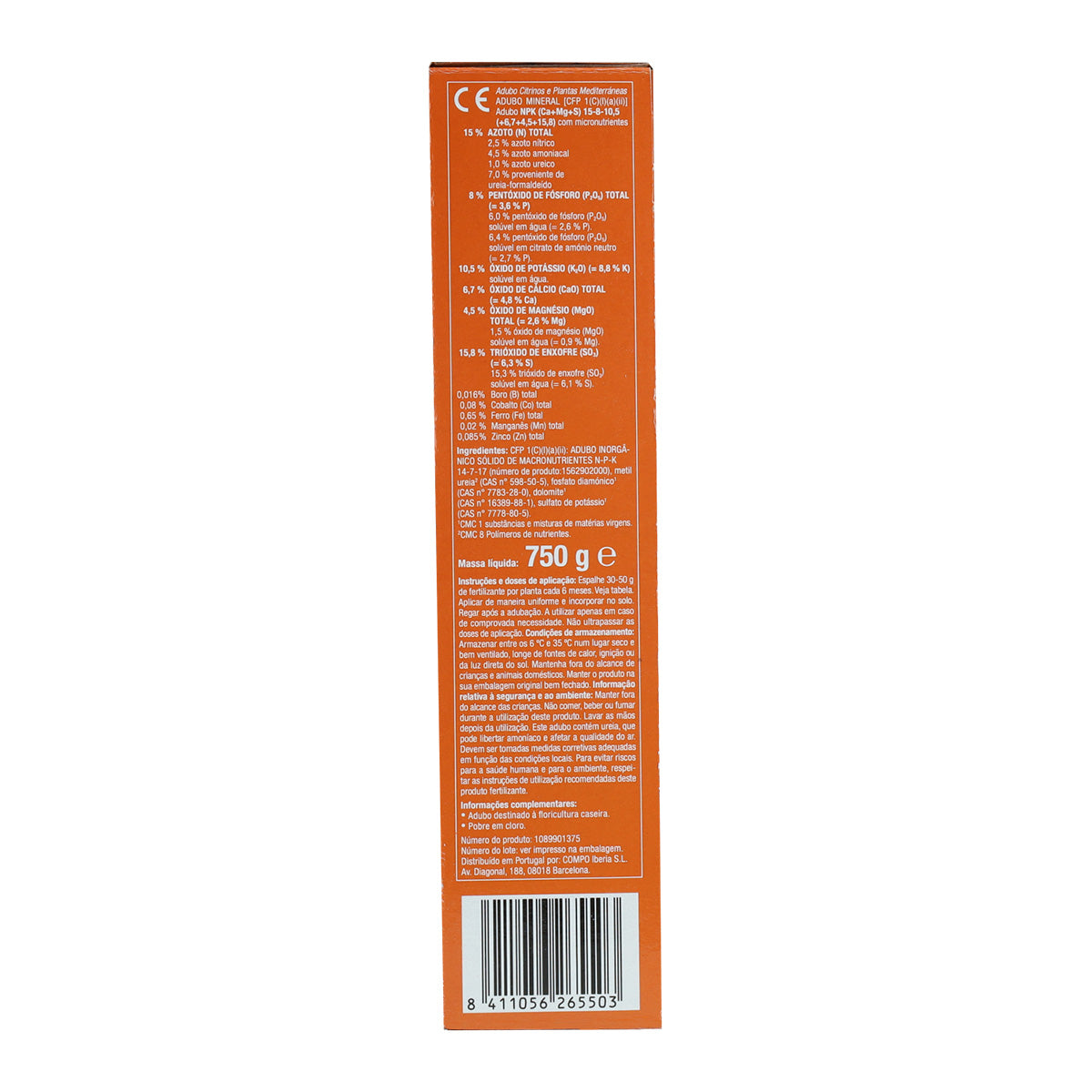 Fertilizante Compo Citrus 750 g