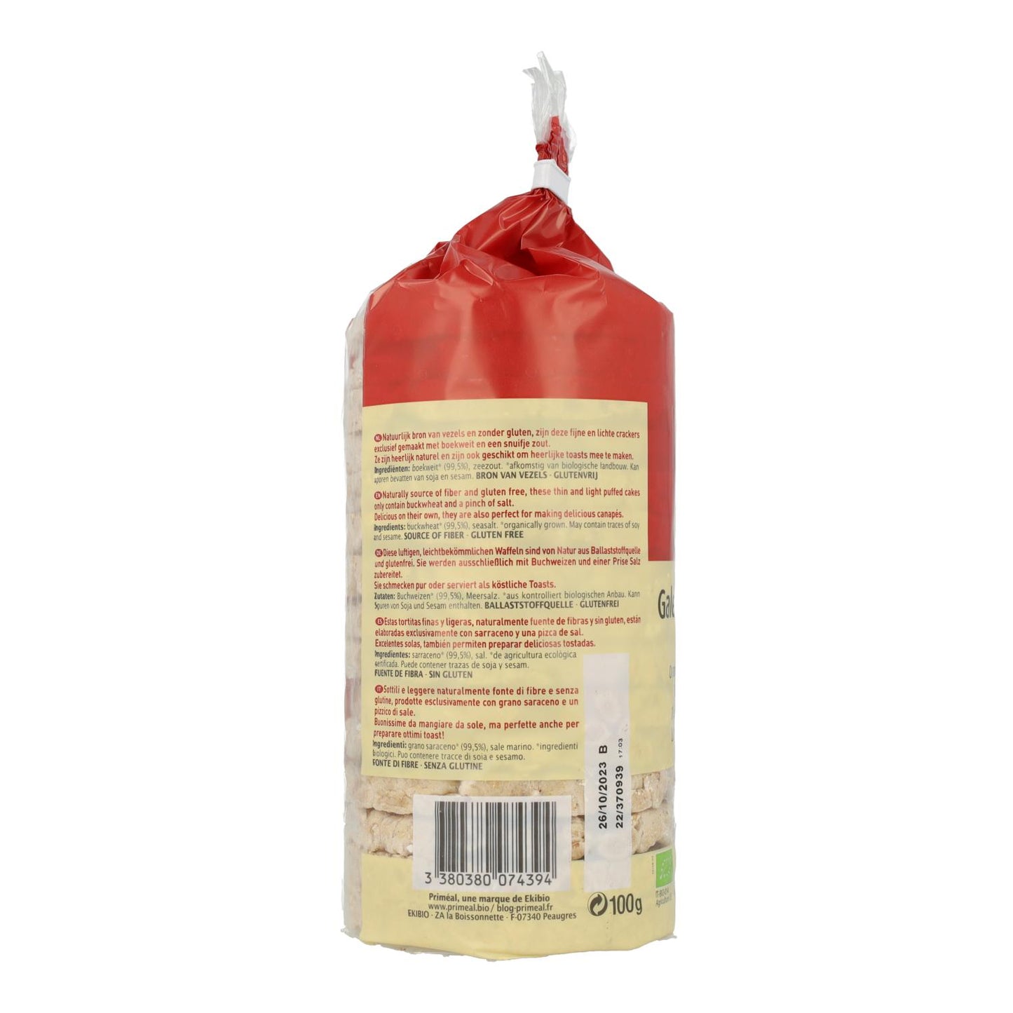 Panquecas de trigo sarraceno sem glúten Primeal, 100 g