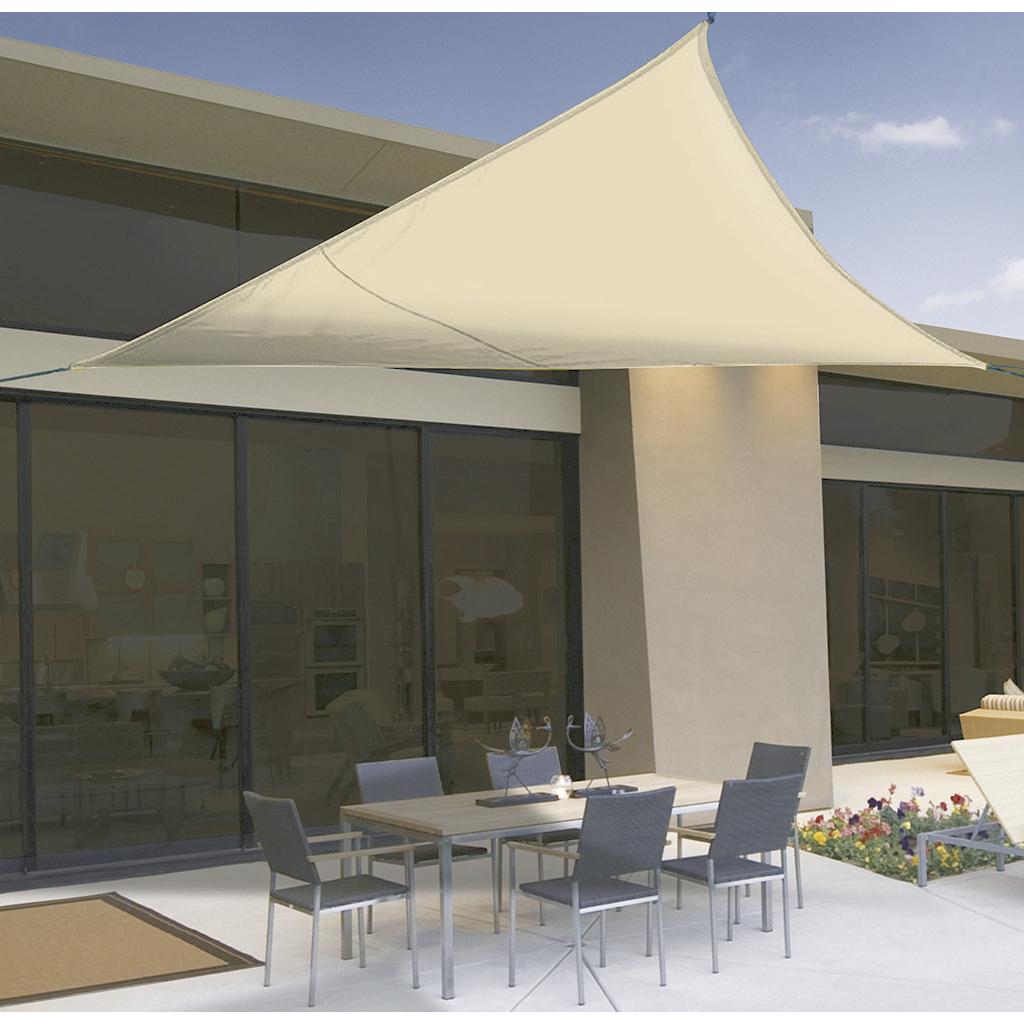 Toldo de vela impermeável Sunnet kit triangular 5x5x5m