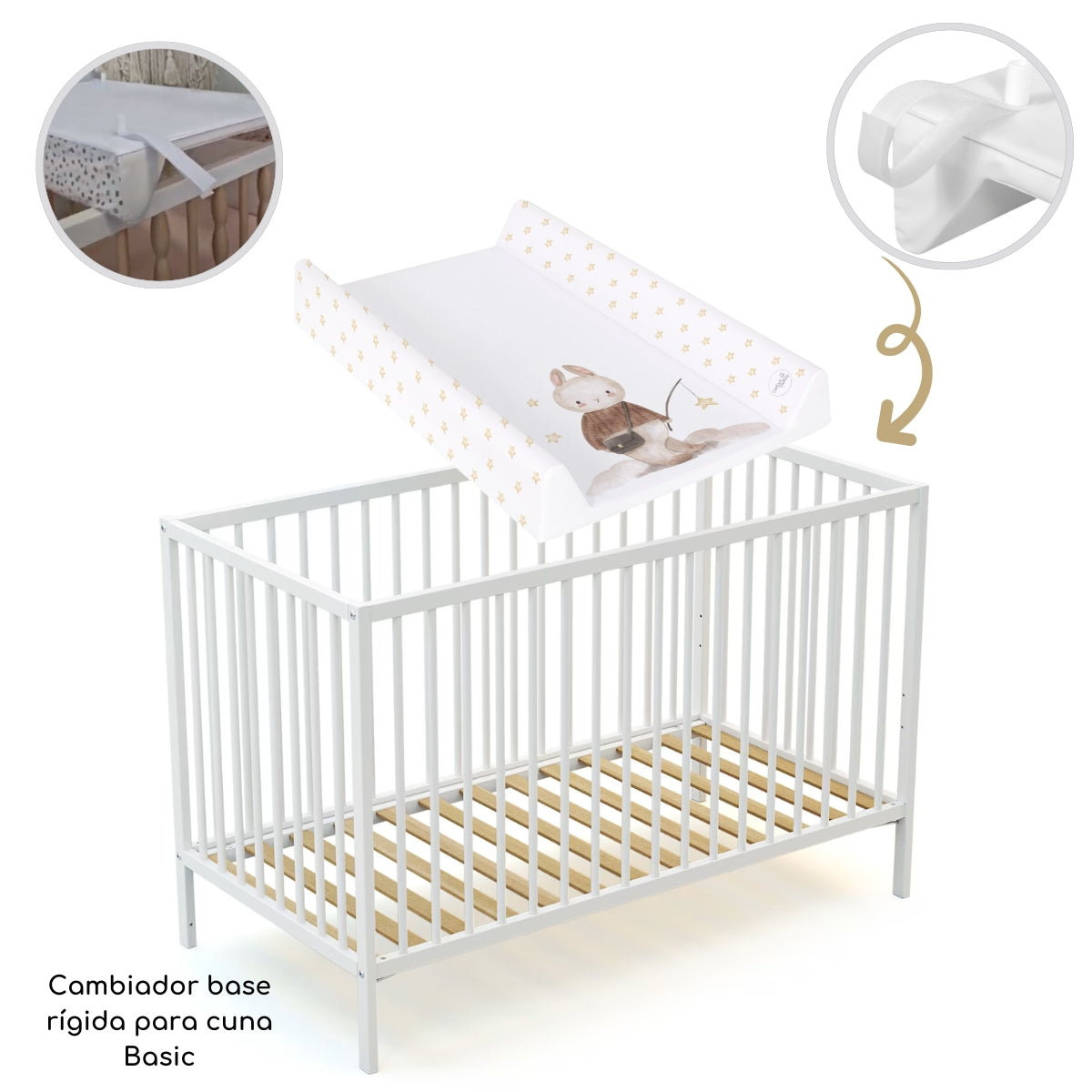 Cambiador Base Rígida Para Cuna Basic Dreamer_5
