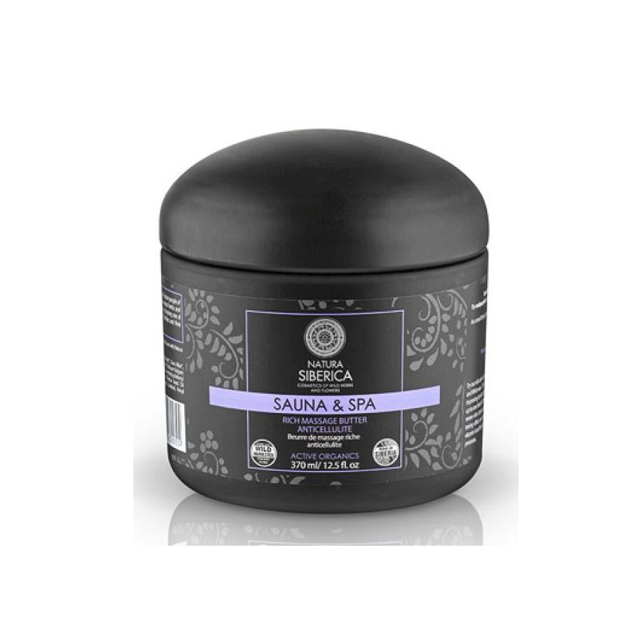 Sauna&Spa Manteiga de massagem espessa anticelulítica Daurico Natura Sibérica 370 ml