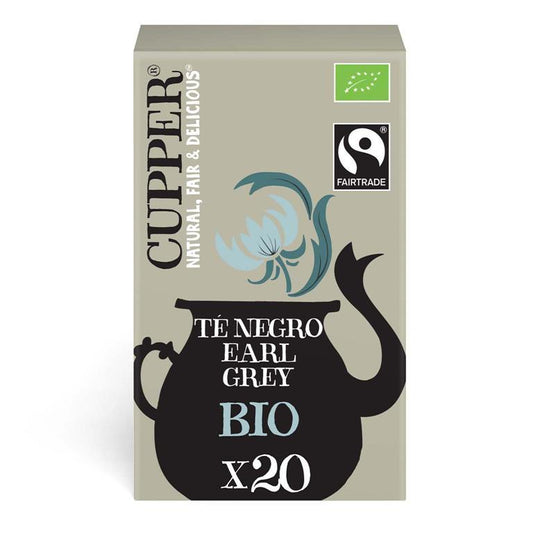 Chá preto Earl Grey Bio Cupper 20 saquetas