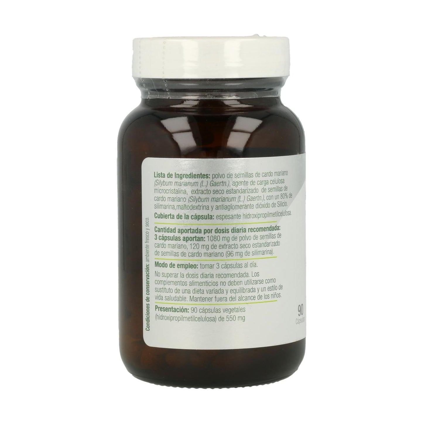 Cardo mariano El Granero, 90 cápsulas
