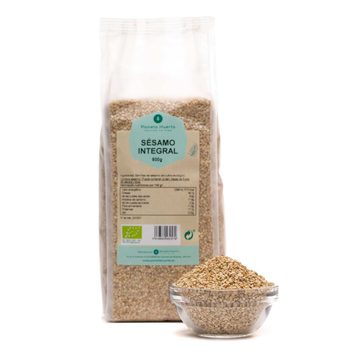 Sésamo cru integral ECO Planeta Huerto 500 g