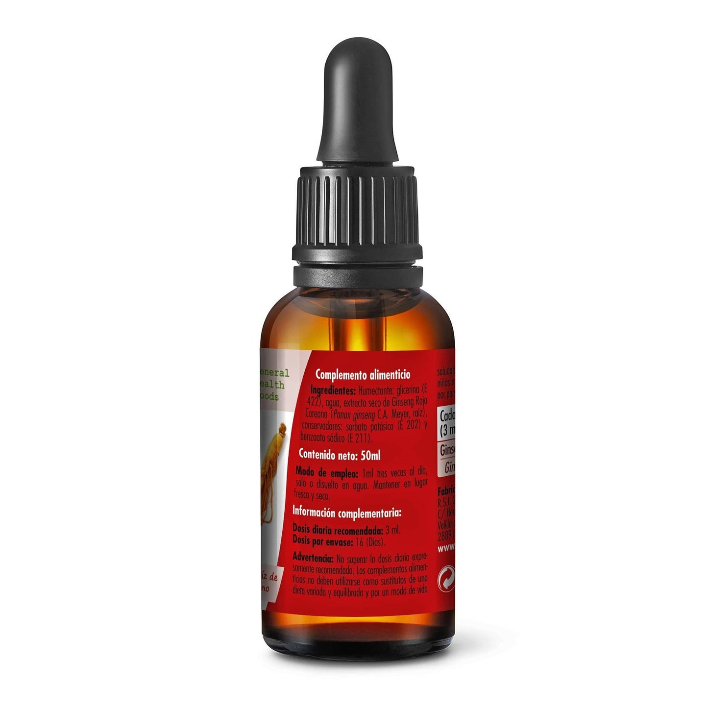 Extrato de Ginseng Vermelho Coreano GHF 50ml