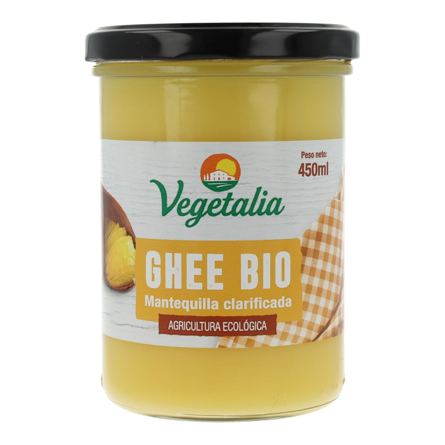 Ghee Manteiga Clarificada 100% natural Vegetalia 450 ml