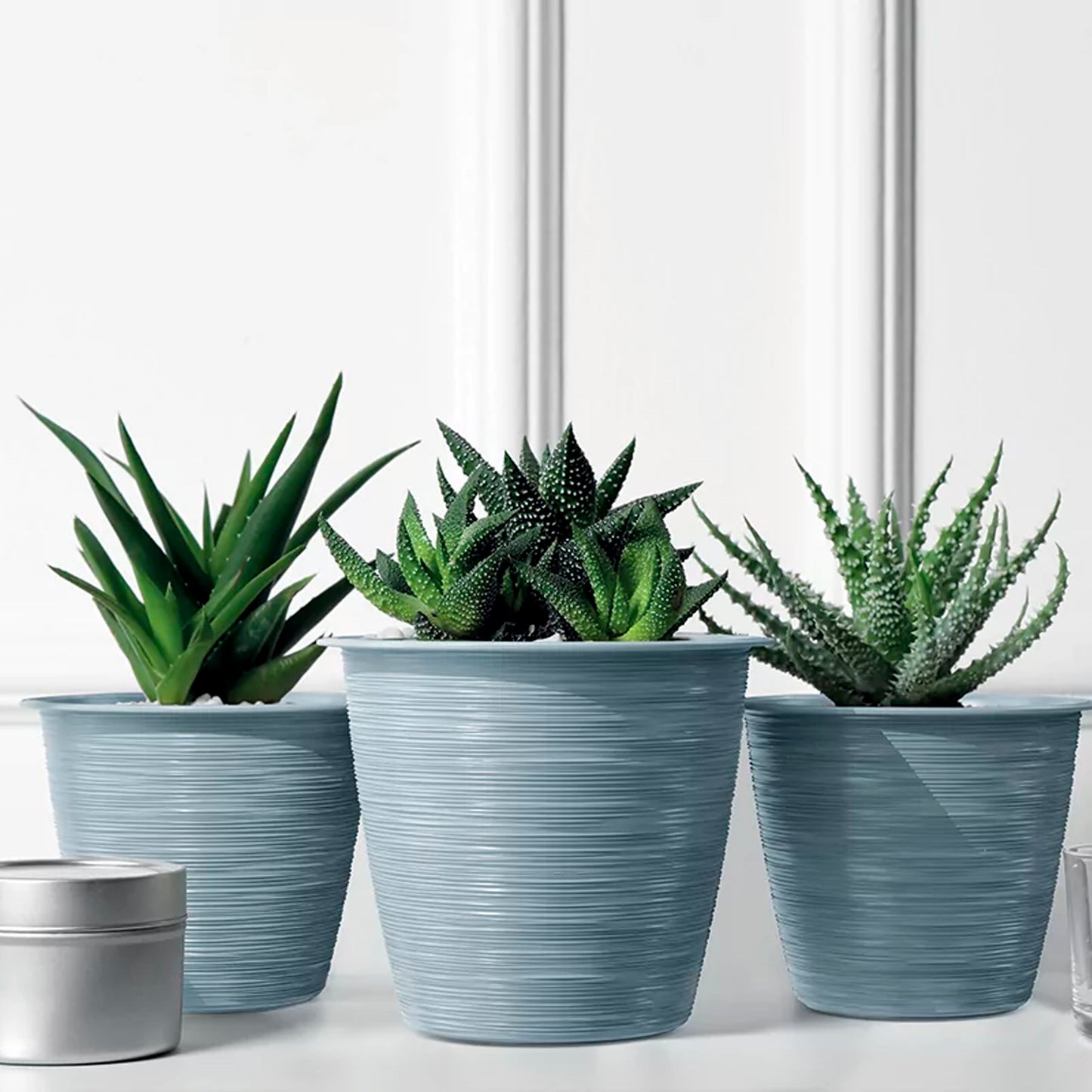 Maceta Furu 5,1l., Dimensiones (mm) 235x235x207, Color Blanco