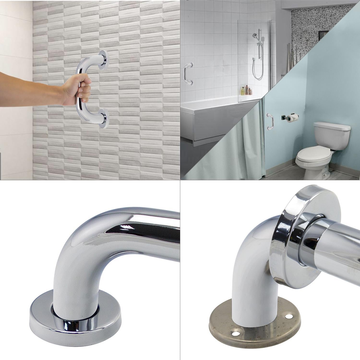 Agarre Ducha Maurer Cromo Brillo Ø 32 Mm. Longitud 22 Cm.